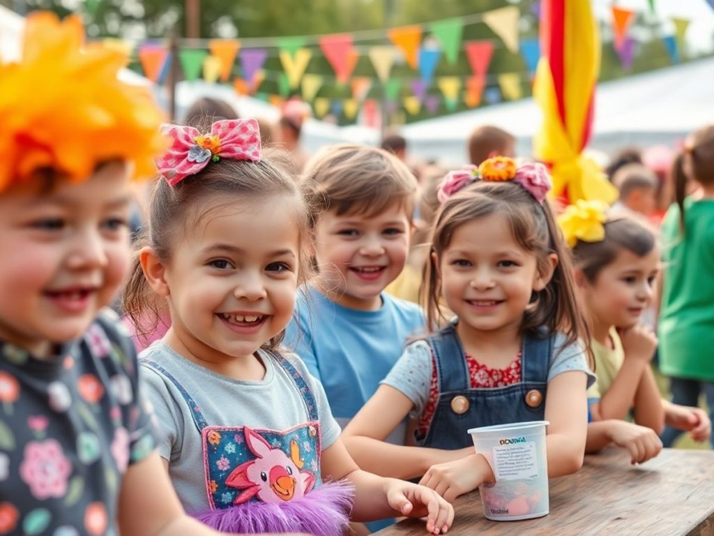 Evenimente distractive pentru copii în România în 2025.