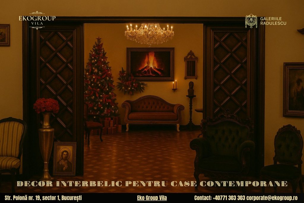 Decoratiuni de Craciun în spiritul anilor ’30 – o experiență rafinată la Eko Group Vila